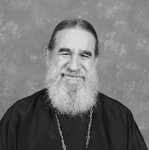 Protopresbyter, Proistaminos, Holy Transfiguration Greek Orthodox Church, Marietta, GA. Vicar of the Central Conference of the Metropolis of Atlanta. Founder, Trisagion Films. Researcher in Early Christian History and Theology, with a special interest in St. John Chrysostom's works.